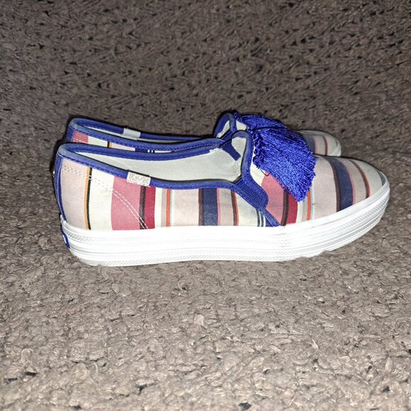 KEDS X KATE SPADE NEW YORK Triple Decker Tassel-Stripe Multi-Sz 8-Excellent - Picture 5 of 8